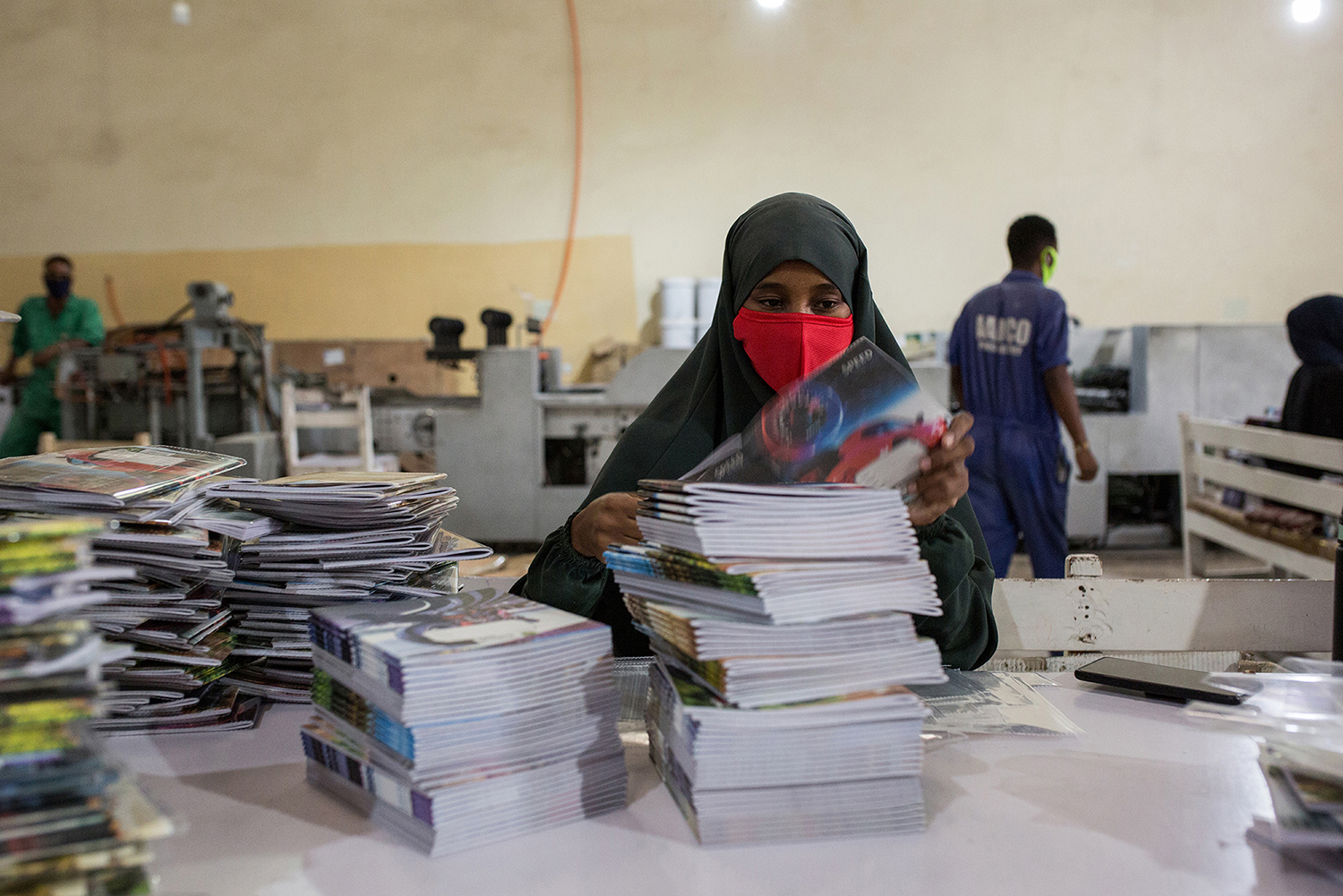 Woman working in Adco Factory