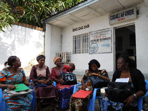 Women's group in Kinshasha