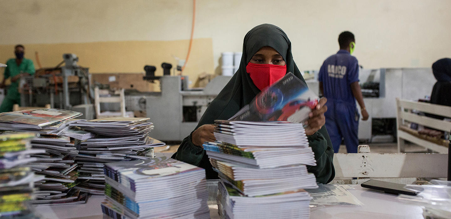 Woman working in ADCO factory