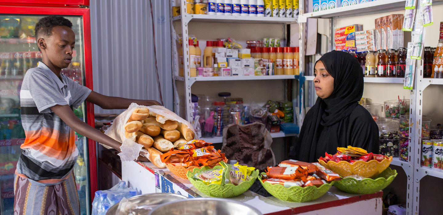 Women running her store