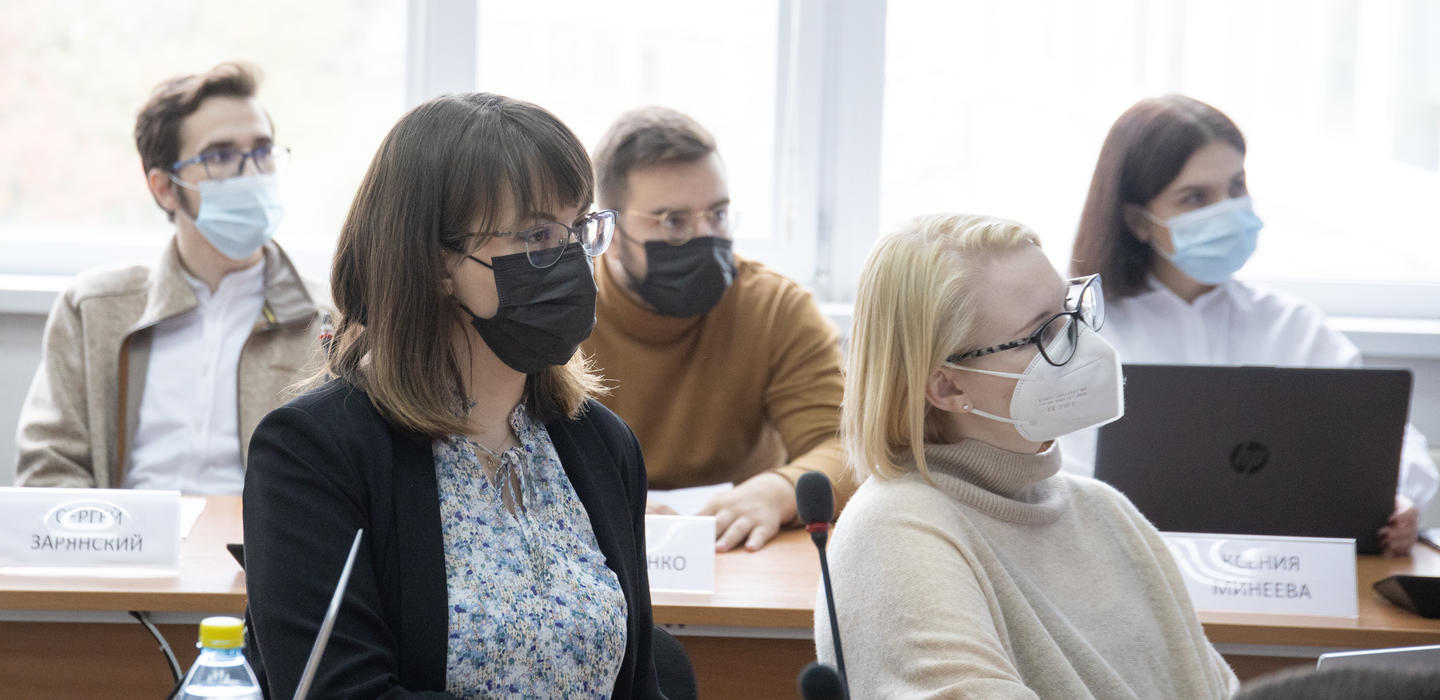 Veronika at a workshop