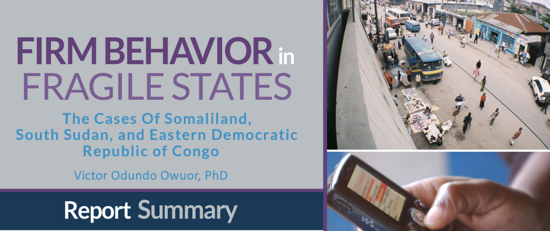 The study was conducted in three conflict-affected jurisdictions: the eastern Democratic Republic of the Congo (DRC), an arena of long-simmering conflict; Somaliland, nominally part of a federation coming out of three decades of almost continuous conflict; and South Sudan, a new country that at the time of writing still struggles with civil war.  The case studies seek answers to two primary questions:  What strategies do companies use to conduct business in the eastern DRC, Somaliland, and South Sudan? And 