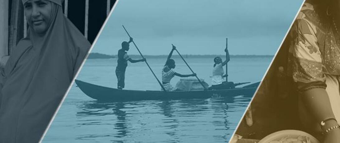 Somali fisherman and women