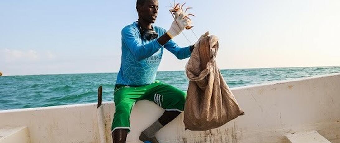 Man on a fishing boat