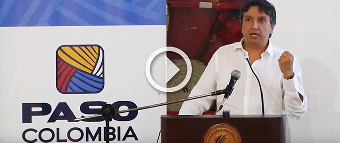 PASO Director Presents Report on 1900 Peace Initiatives in Colombia