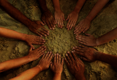 Hands in the Sand