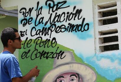 Mural painting buga colombia